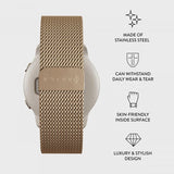 Burga Samsung Galaxy Watch 20mm Rem Metal Mesh Guld