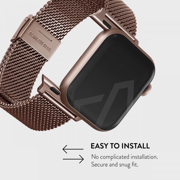 Burga Apple Watch 38/40/41/42mm Rem Mesh Elegance Rosegold