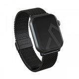 Burga Apple Watch 44/45/46mm/Ultra 49mm Armbånd Mesh Elegance Sort
