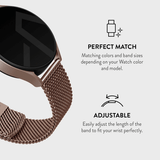 Burga Samsung Galaxy Watch 22mm Rem Mesh Elegance Rosaguld