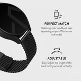 Burga Samsung Galaxy Watch 20mm Rem Mesh Elegance Sort