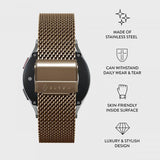 Burga Samsung Galaxy Watch 22mm Rem Mesh Elegance Guld