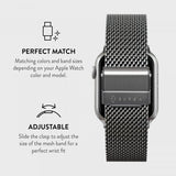 Burga Apple Watch 38/40/41/42mm Rem Mesh Elegance Sølv