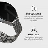 Burga Samsung Galaxy Watch 22mm Rem Mesh Elegance Sølv