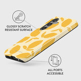 Burga Samsung Galaxy S24 Cover Tough Lemon Tart