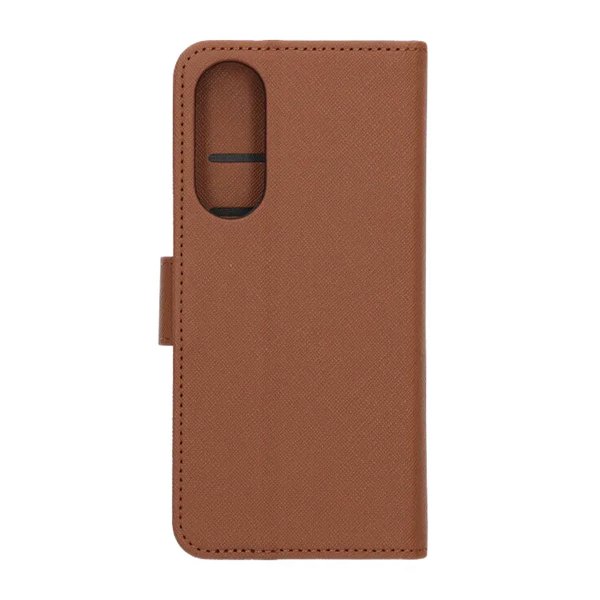Samsung Galaxy S25 Edge Etui med Kortlomme Standerfunktion Brun