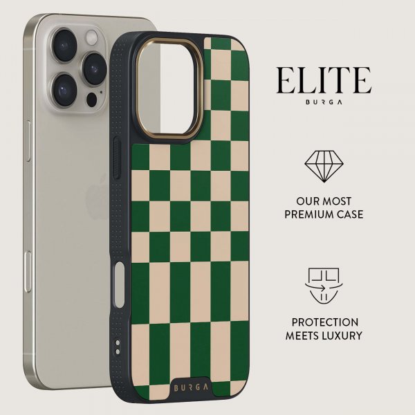 Burga iPhone 16 Cover Elite Dark MagSafe Ivy League