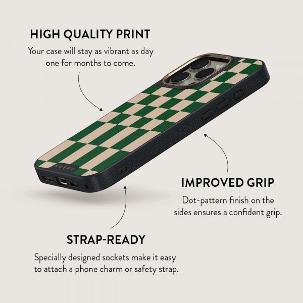 Burga iPhone 15 Pro Cover Elite Dark MagSafe Ivy League
