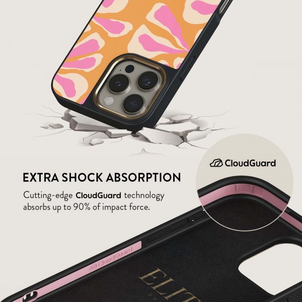 Burga iPhone 15 Pro Max Cover Elite Dark MagSafe Aloha
