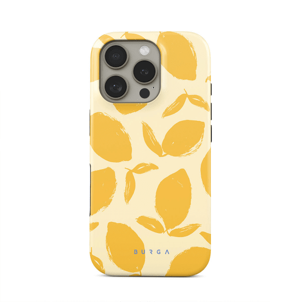 Burga iPhone 15 Pro Cover Tough MagSafe Lemon Tart