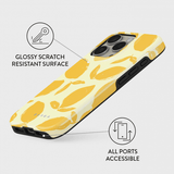 Burga iPhone 16 Cover Tough MagSafe Lemon Tart