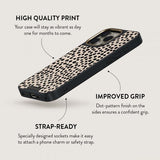 Burga iPhone 15 Pro Cover Elite Dark MagSafe Almond Latte