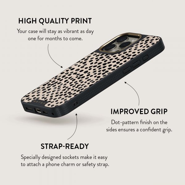 Burga iPhone 16 Pro Max Cover Elite Dark MagSafe Almond Latte