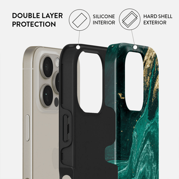 Burga iPhone 15 Cover Tough Emerald Pool