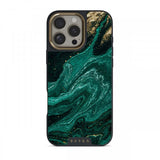 Burga iPhone 15 Pro Cover Elite Dark MagSafe Emerald Pool