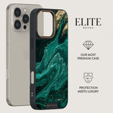 Burga iPhone 15 Pro Cover Elite Dark MagSafe Emerald Pool