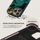 Burga iPhone 16 Plus Cover Elite Dark MagSafe Emerald Pool
