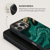 Burga iPhone 15 Plus Cover Elite Dark MagSafe Emerald Pool