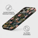Burga iPhone 16 Pro Max Cover Tough MagSafe Bloomy Garden