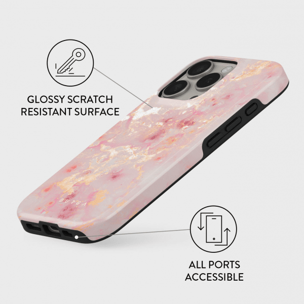 Burga iPhone 15 Cover Tough Golden Coral
