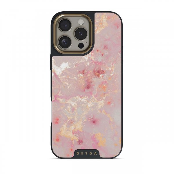 Burga iPhone 16 Plus Cover Elite Dark MagSafe Golden Coral