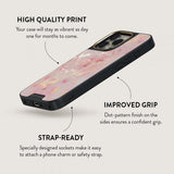 Burga iPhone 15 Plus Cover Elite Dark MagSafe Golden Coral
