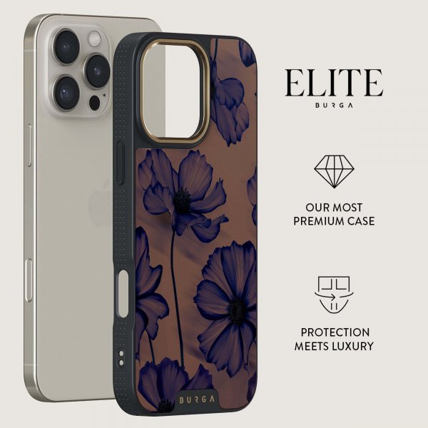 Burga iPhone 16 Plus Cover Elite Dark MagSafe Velvet Night