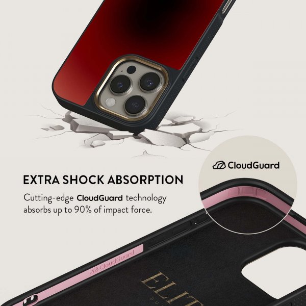 Burga iPhone 16 Plus Cover Elite Dark MagSafe No Talking