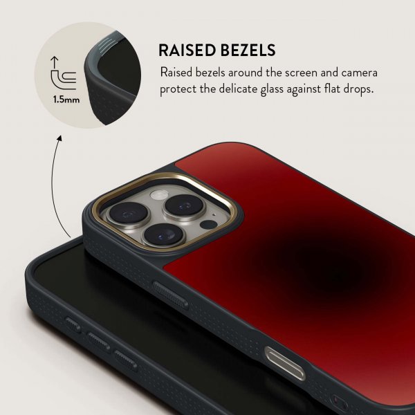 Burga iPhone 15 Cover Elite Dark MagSafe No Talking