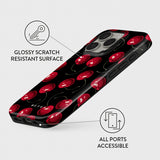 Burga iPhone 15 Plus Cover Tough MagSafe Cherrybomb