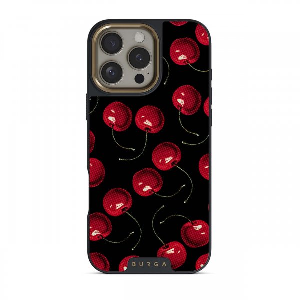 Burga iPhone 15 Pro Max Cover Elite Dark MagSafe Cherrybomb