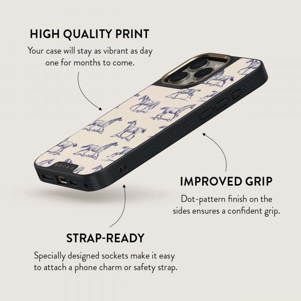 Burga iPhone 15 Cover Elite Dark MagSafe Derby Race