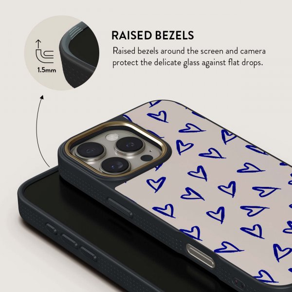 Burga iPhone 15 Plus Cover Elite Dark MagSafe Love Me Right