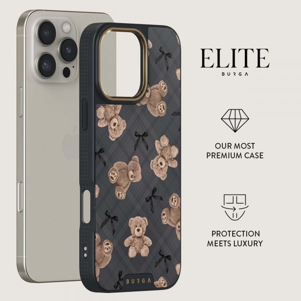 Burga iPhone 16 Pro Max Cover Elite Dark MagSafe BFF