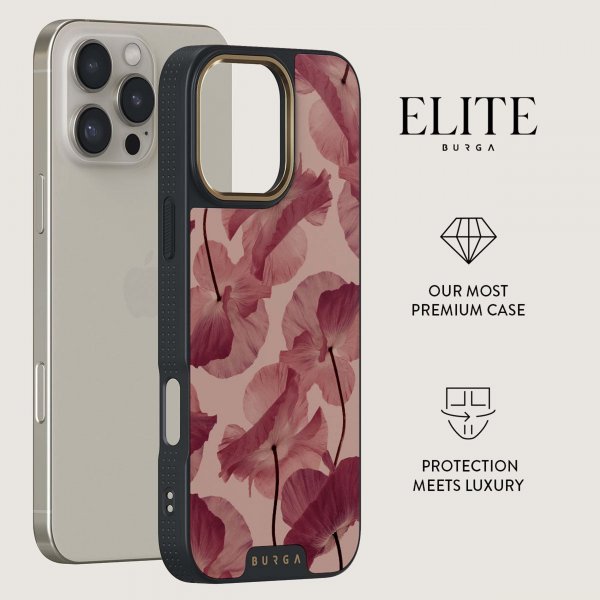 Burga iPhone 15 Pro Max Cover Elite Dark MagSafe Tender Kiss