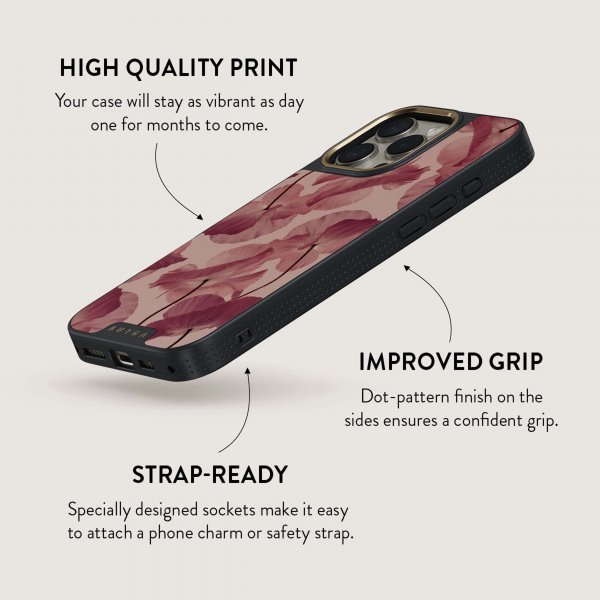 Burga iPhone 15 Cover Elite Dark MagSafe Tender Kiss