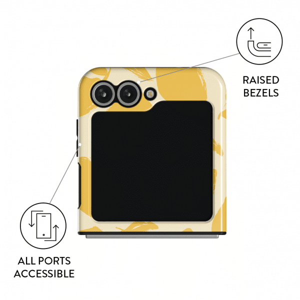 Burga Samsung Galaxy Z Flip 6 Cover Tough Lemon Tart