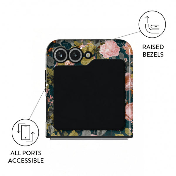 Burga Samsung Galaxy Z Flip 6 Cover Tough Bloomy Garden
