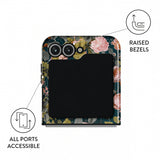 Burga Samsung Galaxy Z Flip 6 Cover Tough Bloomy Garden