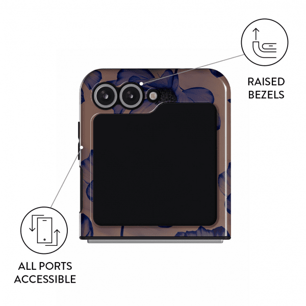 Burga Samsung Galaxy Z Flip 6 Cover Tough Velvet Night