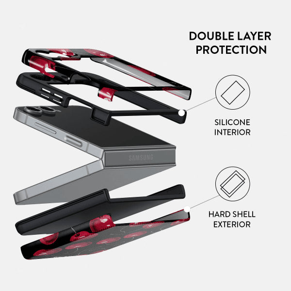 Burga Samsung Galaxy Z Flip 6 Cover Tough Cherrybomb