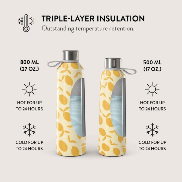 Burga Flaske Termo 500 ml Lemon Tart