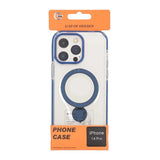 iPhone 14 Pro Cover Ringstativ MagSafe Blå