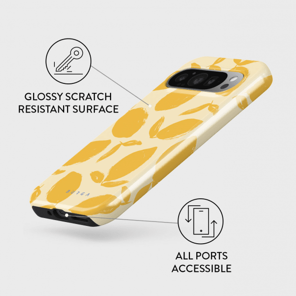 Burga Google Pixel 9/Pixel 9 Pro Cover Tough Lemon Tart