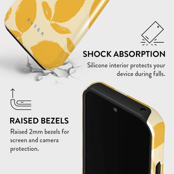 Burga Google Pixel 9 Pro XL Cover Tough Lemon Tart