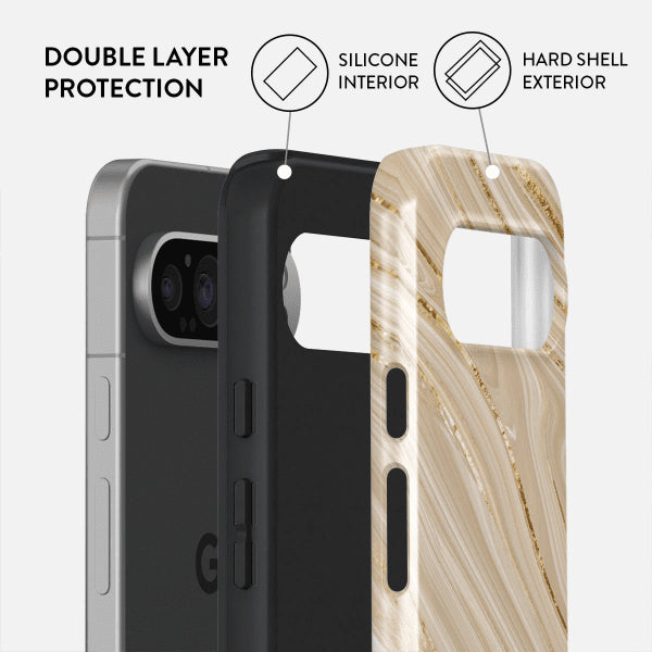 Burga Google Pixel 9/Pixel 9 Pro Cover Tough Full Glam