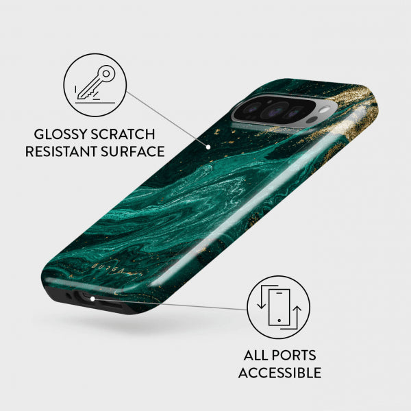 Burga Google Pixel 9 Pro XL Cover Tough Emerald Pool