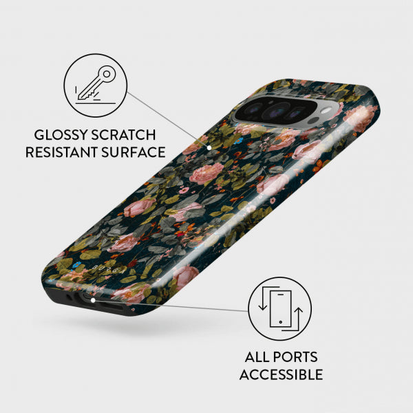 Burga Google Pixel 9 Pro XL Cover Tough Bloomy Garden