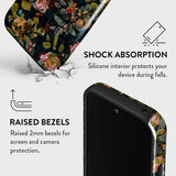 Burga Google Pixel 9/Pixel 9 Pro Cover Tough Bloomy Garden