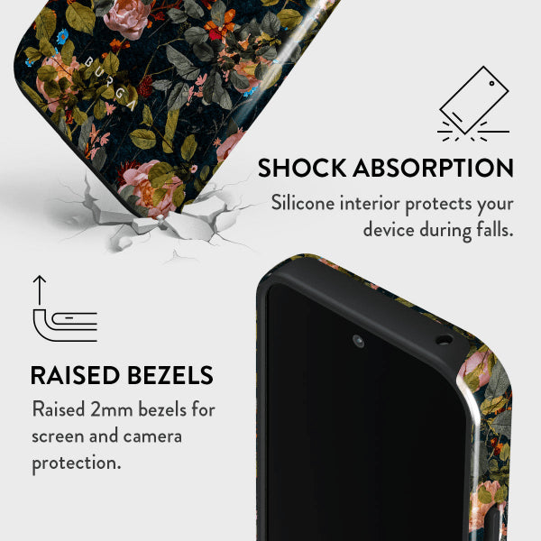 Burga Google Pixel 9 Pro XL Cover Tough Bloomy Garden